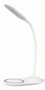 Picture of Galda lampa Gembird Desk Lamp with Wireless Charger White