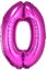 Изображение GoDan Balon foliowy cyfra "0" rozowa, 85cm