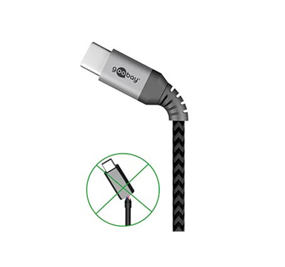 Picture of Goobay | Sync and charging cable | 49303 | USB-C to USB-C