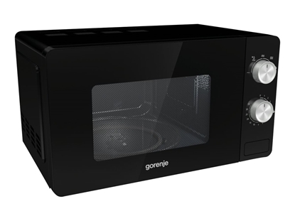Attēls no Gorenje | Microwave oven | MO20E1B | Free standing | 20 L | 800 W | Black