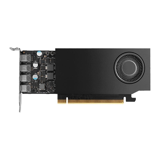 Picture of Graphics Card|PNY|NVIDIA RTX A400|4 GB|GDDR6|64 bit|PCIE 4.0 8x|4xMini DisplayPort|VCNRTXA400-PB