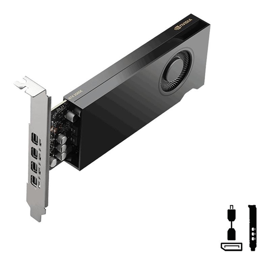 Изображение Graphics Card|PNY|NVIDIA|RTX 2000 Ada|16 GB|GDDR6|128 bit|PCI Express 4.0|Active|VCNRTX2000EADA-SB