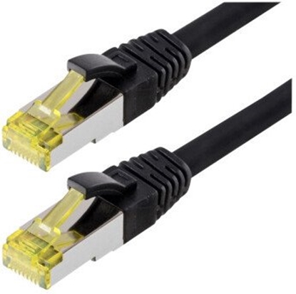 Picture of helos Cat 6a S/FTP 5 m, 5 m, Cat6a, S/FTP (S-STP), RJ-45, RJ-45, Black