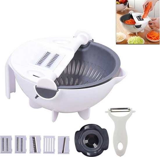 Picture of Home Appliances AG693 TARKA KRAJALNICA DO WARZYW OBROTOWA CEDZAK