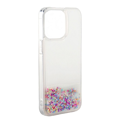 Picture of iLike Apple iPhone 11 Silicone Case Water Glitter Rainbow
