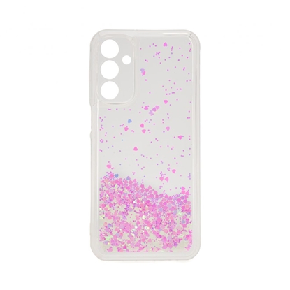 Attēls no iLike Samsung Galaxy A15 Silicone Case Water Glitter Light Pink