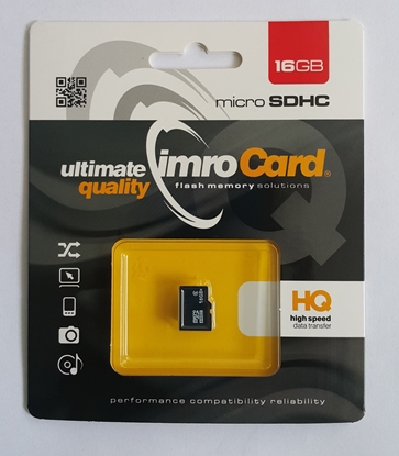 Attēls no Imro karta pamici 16GB microSDHC kl. 6