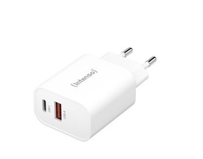 Изображение Intenso Power Adapter W30AC 1x USB-A 1x USB-C 30W     white