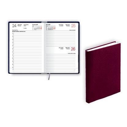 Picture of Kabatas plānotājs 2026.gadam EKO Mono, diena, 98x150 mm, balacron, bordo
