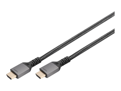 Attēls no Kabel Premium połączeniowy HDMI 2.1 Ultra HighSpeed 8K60Hz UHD Typ HDMI A/A M/M 2m Czarny 