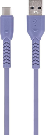Picture of Kabel USB Techonic TelForceOne Maxlife kabel MXUC-04 USB - USB-C 1,0 m 3A fioletowy