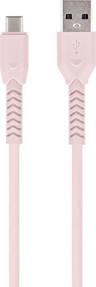 Picture of Kabel USB Techonic TelForceOne Maxlife kabel MXUC-04 USB - USB-C 1,0 m 3A róowy