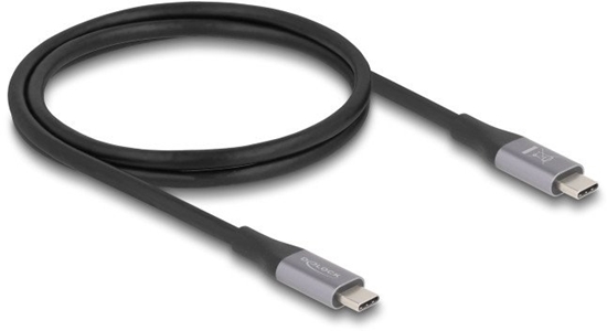 Picture of Kabelis USB 40Gbps TypeC, M/M, PD3.1, 1.0m, Delock