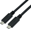 Picture of Kabelis USB3.2Gen2 TypeC, PD20V5A, M/M, melns, 5m, Roline