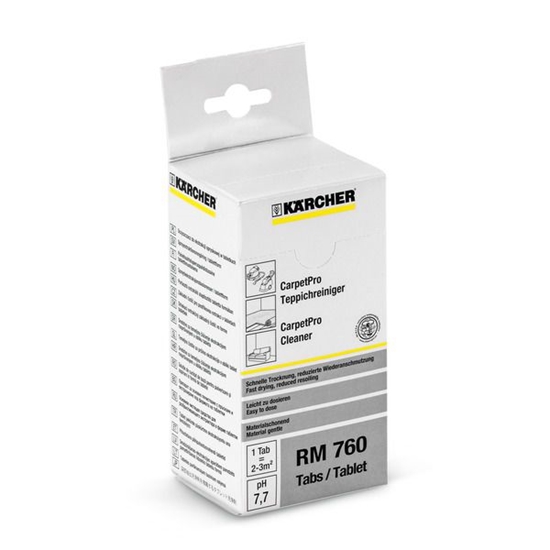 Picture of Karcher Tabletki do CarpetPro RM 760 16szt. (6.290-850.0)