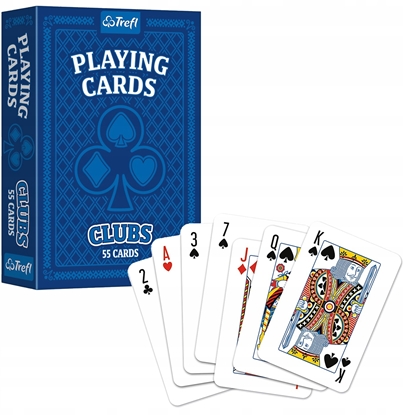 Picture of KARTY DO GRY 55 TREFL CLUBS PUD