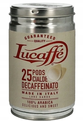 Picture of Kawa mielona Ese Lucaffe Decaffeinato w saszetkach bezkofeinowa 25 sztuk