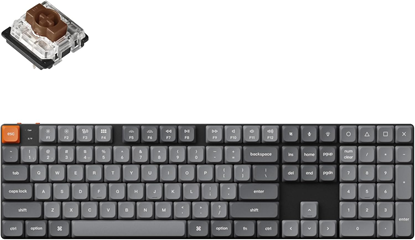 Изображение Klawiatura Keychron K5 Max QMK/VIA Hot Swap Low Profile Gateron Mechanical (K5M-H3)