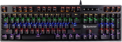 Изображение Klawiatura A4Tech A4tech Bloody Klawiatura B760, klawiatura gamingowa, mechaniczna, przewodowa, Black Switch, CZ/SK, Czarna