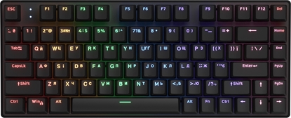 Picture of Klawiatura SilentiumPC Hator HTK275UA Icefall Mecha Rainbow 82 Bezprzewodowa klawiatura do gier ENG/UA/RU