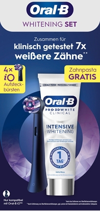 Picture of Kocówka Oral-B iO Radiant White opakowanie + 3D White Clinical chodna mita