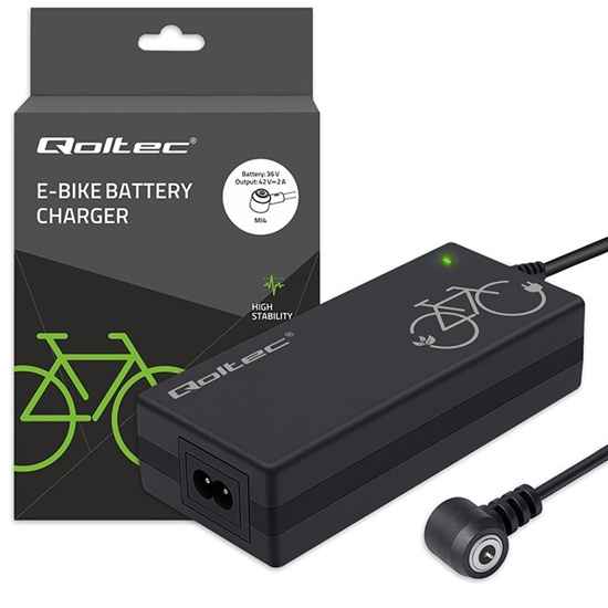 Изображение Ładowarka do roweru elektrycznego 36V | 42V | 2A | Mi4 Magnetic  TIP +kabel zasilający 