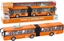 Изображение LeanToys Autobus Przegubowy Miejski 1:16 Napd wiata Dwiki Napd Pomaraczowy