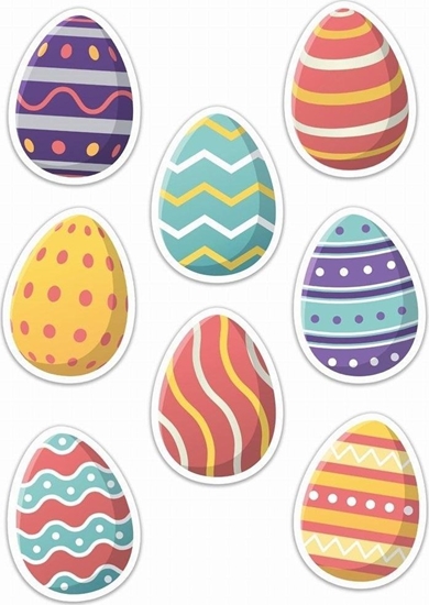 Picture of LearnHow Dekoracje okienne dwustronne - Pisanki 01 8szt