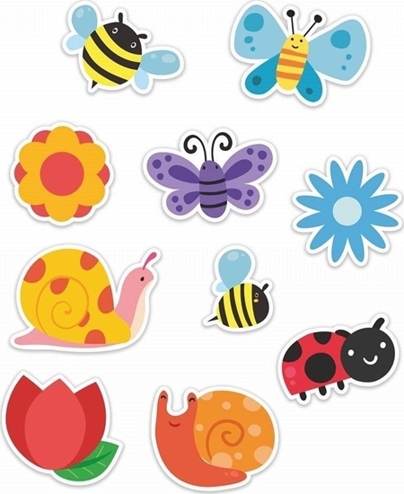 Picture of LearnHow Dekoracje okienne dwustronne - Wiosenne 01 10szt