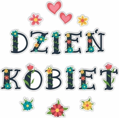 Picture of LearnHow Napis dekoracyjny jednostronny - Dzie kobiet 18el