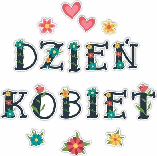 Picture of LearnHow Napis dekoracyjny jednostronny - Dzie kobiet 18el