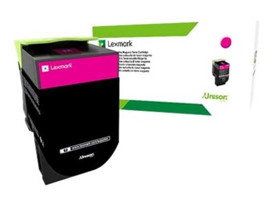 Picture of Lexmark 80C2HME toner cartridge 1 pc(s) Original Magenta
