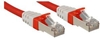 Изображение Lindy 0.3m Cat.6A S/FTP LSZH Network Cable, Red