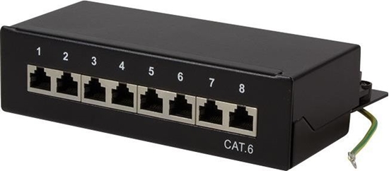 Picture of LogiLink Patch panel stacjonarny LogiLink NP0017B 8x RJ45 kat.6 ekranowany