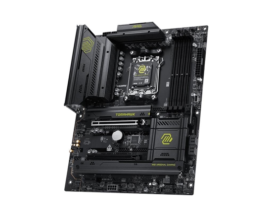 Picture of Mainboard|MSI|AMD B850|Socket AM5|ATX|RAM DDR5-SDRAM|4xSlots|Wi-Fi Yes|Bluetooth Yes|3xNumber of M.2 (M) slots|MAGB850TOMAHAWKWIFI