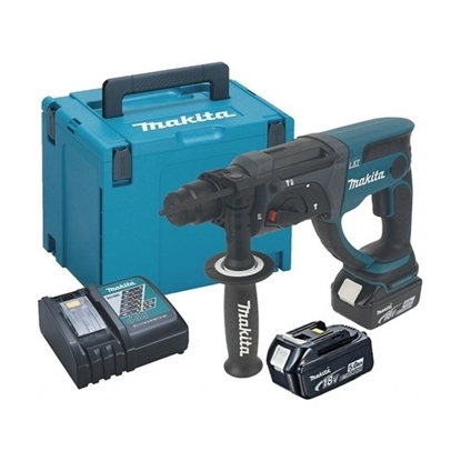 Изображение Perforators Makita DHR202RTJ; 2,0 J; SDS-plus; 18 V; 2x5,0 Ah akum.