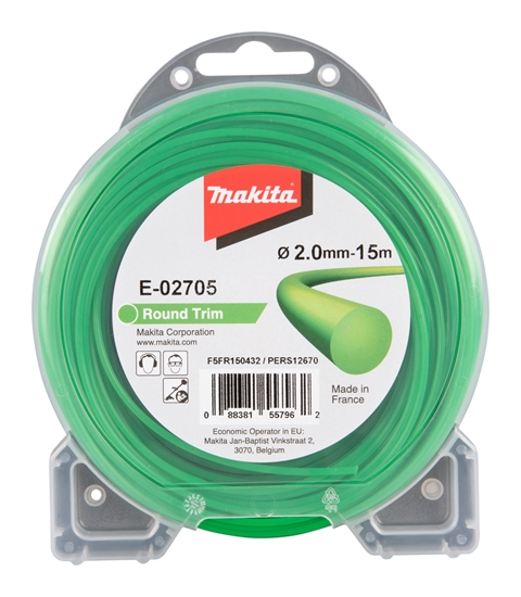 Picture of Makita E-02705 Mowing String round 2,0mmx15m