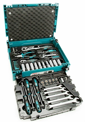 Attēls no Makita E-11542 Machanic Tool Set 87-prt. in MAKPAC Size 1