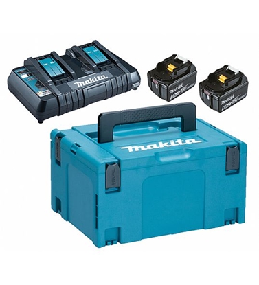 Изображение Makita Energy Kit 197629-2 2x BL1850B + DC18RD