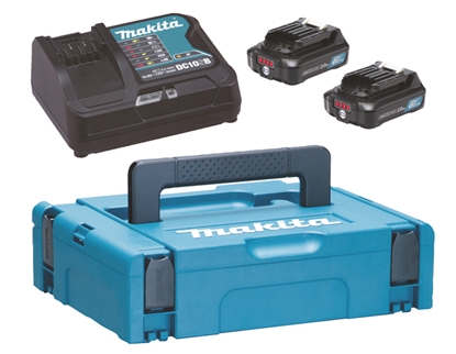 Изображение Makita Energy Kit 197658-5 2x BL1021B + DC10SB