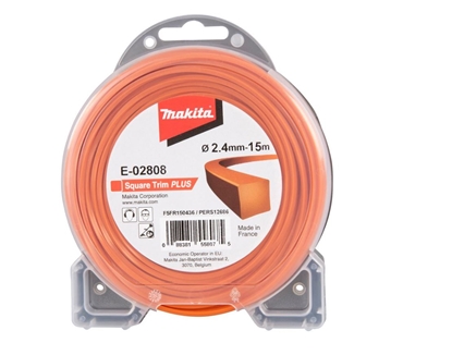Attēls no Makita Mähfaden 4kant 2,4mmx15m
