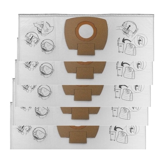 Изображение Makita P-84078 Filter Bag L 5pcs