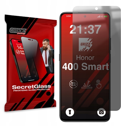 Picture of Matowe szko prywatyzujce GrizzGlass SecretGlass do Honor 400 Smart