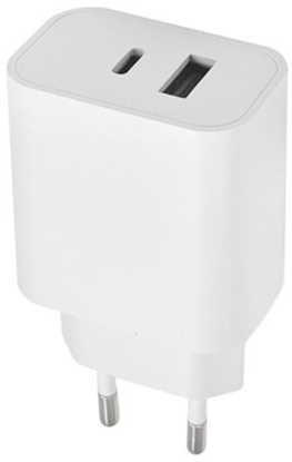 Picture of Maxlife adowarka sieciowa PD QC MXTC-06 1x USB-C 1x USB 20W biaa