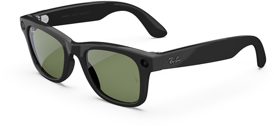 Picture of META Ray-Ban Wayfarer G2 Czarny byszczcy, Zielony AI Glasses