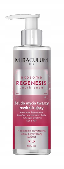 Picture of Miraculum  MIRACULUM Exosome Regenesis Youth-Code el do mycia twarzy 200 ml