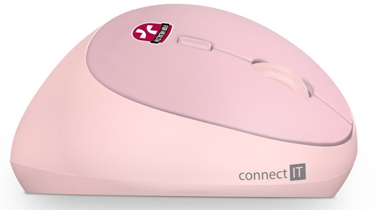 Picture of Mysz Connect IT CONNECT IT FOR HEALTH LADIES PINK Bezprzewodowa mysz pionowa ergonomiczna róowa