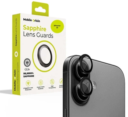 Изображение Mobile Origin Sapphire Lens guards, black - iPhone 17