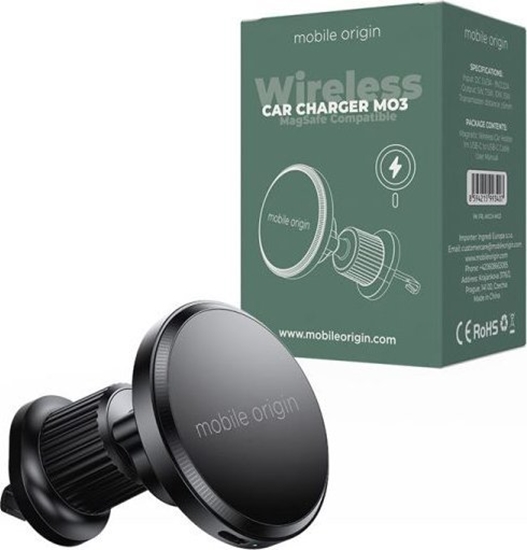 Picture of Mobile Origin Wireless Car Charger MO3  MagSafe Compatible 15W
