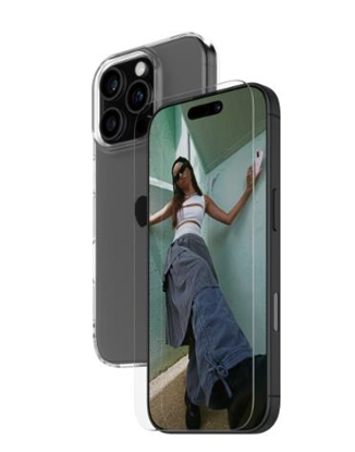 Attēls no MOBILE SCREEN PROTECTOR 2IN1/IPHONE 16PRO CLEAR PANZERGLASS